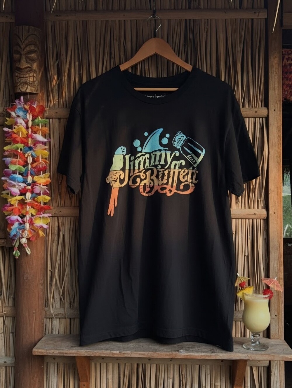 Jimmy Buffett Graphic T 2XL Gildan Softstyle